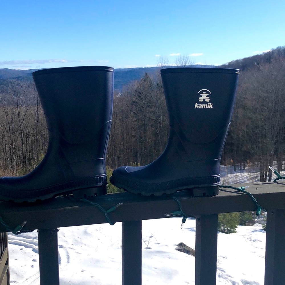 NWOT Kamik Stomp kids rain boots